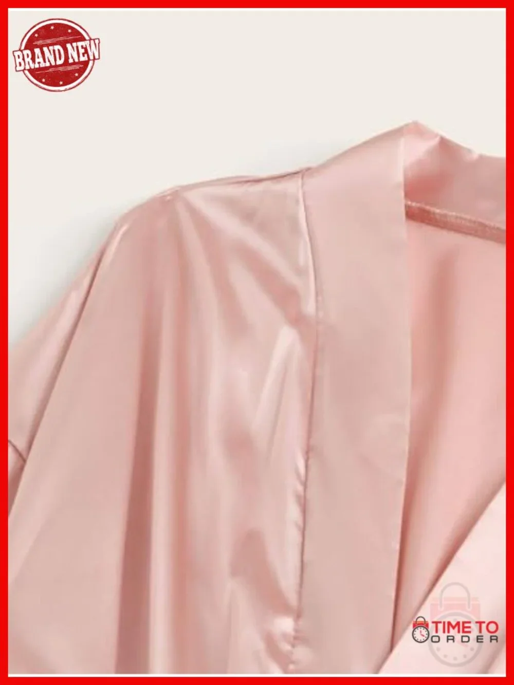 Silk Satin Pajama Set 4pcs Lingerie Cami Sleepwear with Lace Robe